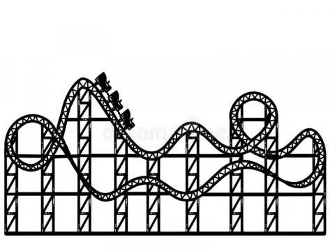 Roller Coaster drawing