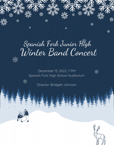 Winter Band Concert Flyer