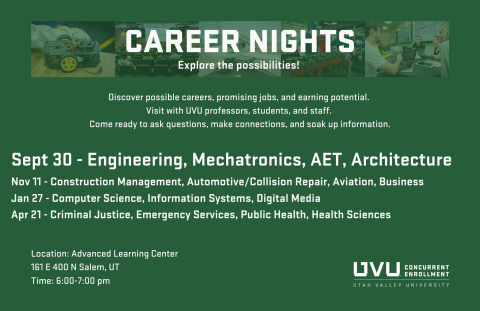 Career Nights Flyer