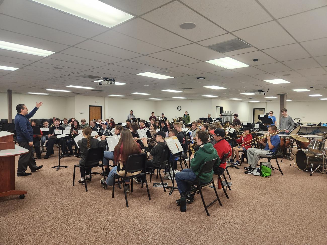 Spanish Fork Junior Students Participate in District Honor Band