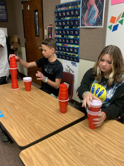 Using Math to Stack Cups